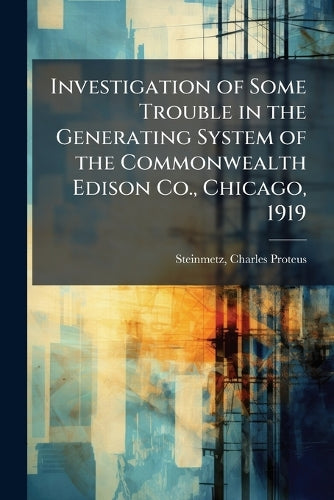 Investigation of Some Trouble in the Generating System of the Commonwe cover