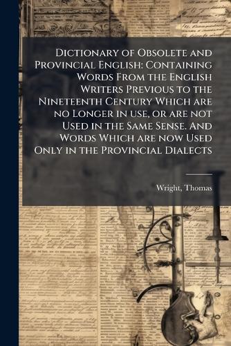 Dictionary of Obsolete and Provincial English cover