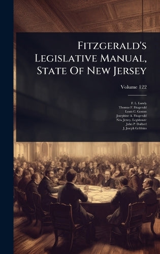 Fitzgerald's Legislative Manual, State Of New Jersey cover