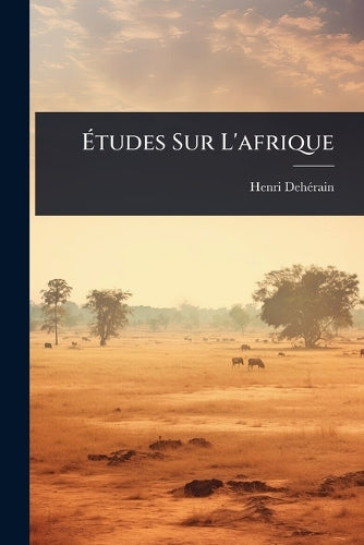 Ãtudes Sur L'afrique cover