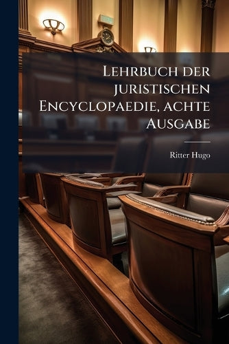 Lehrbuch der juristischen Encyclopaedie, achte Ausgabe cover