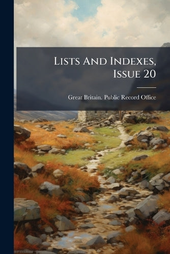 Lists And Indexes, Issue 20 cover