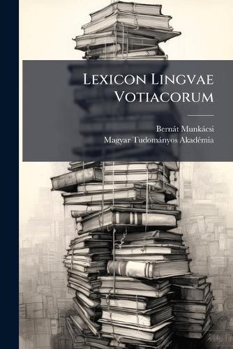 Lexicon Lingvae Votiacorum cover