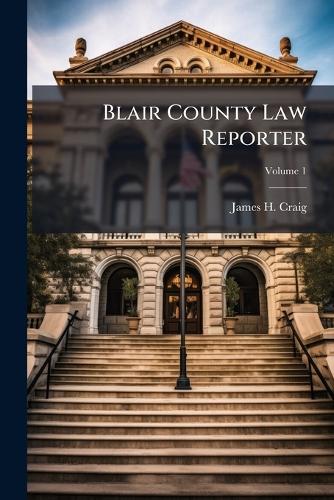 Blair County Law Reporter cover