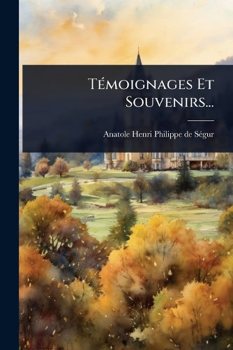 TÃ(c)moignages Et Souvenirs... cover