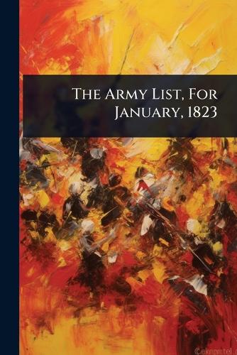 The Army List, For January, 1823 cover