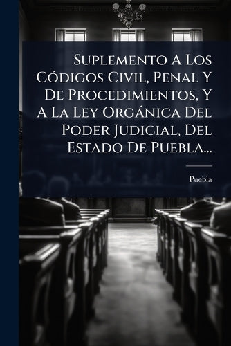 Suplemento A Los CÃ3digos Civil, Penal Y De Procedimientos, Y A La Ley cover