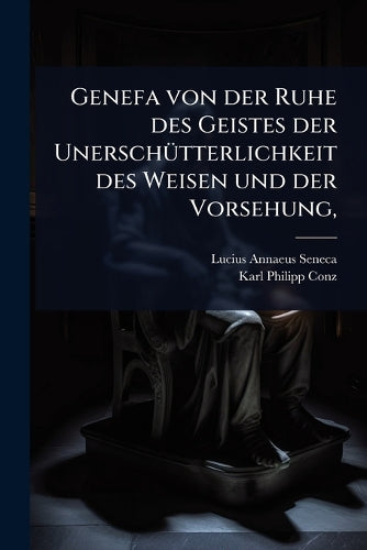 Genefa von der Ruhe des Geistes der UnerschÃ1/4tterlichkeit des Weisen cover