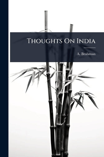 Thoughts On India cover