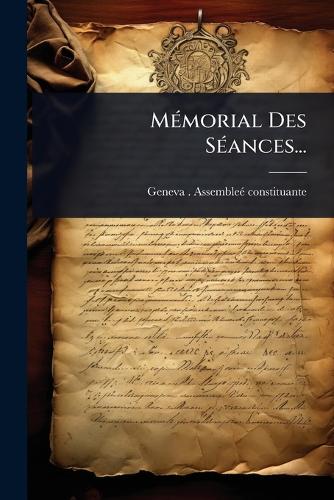 MÃ(c)morial Des SÃ(c)ances... cover