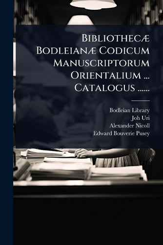 BibliothecÃ] BodleianÃ] Codicum Manuscriptorum Orientalium ... Catalog cover