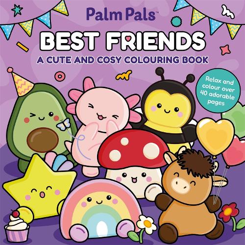 Palm Pals Best Friends: A Cute and Cosy Colouring Book cover