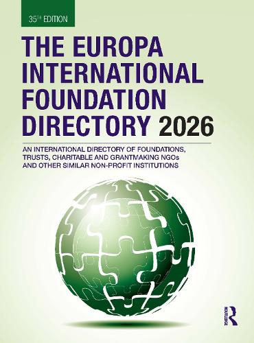 The Europa International Foundation Directory 2026 cover