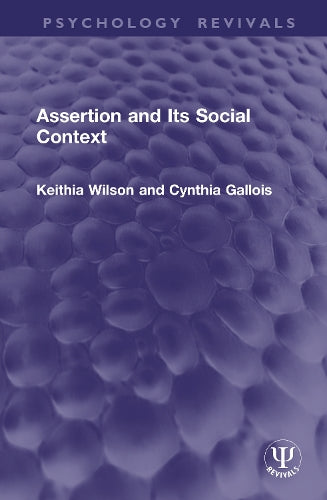 Assertion and Its Social Context cover