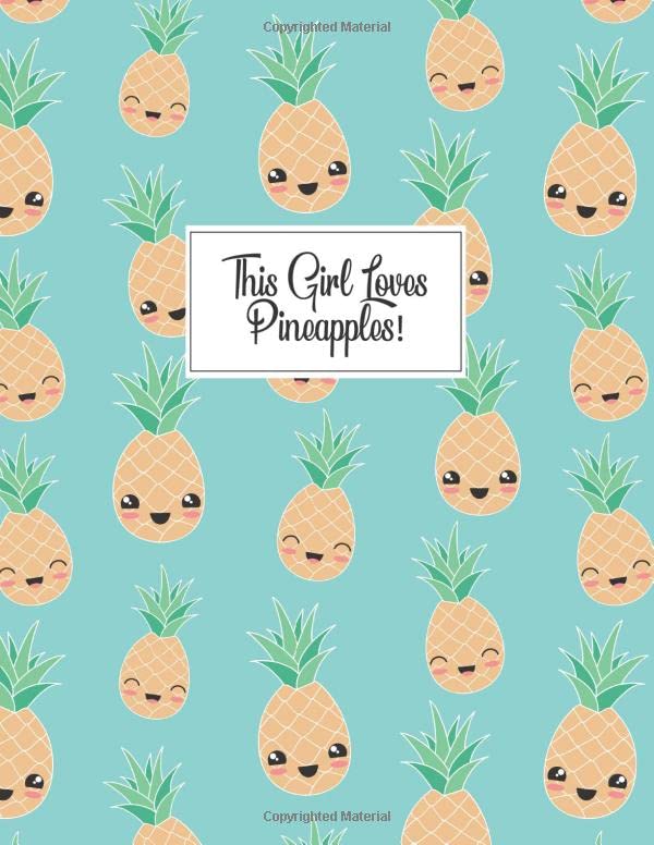 Pineapple Sketchbook - Sketch Pad: A blank pineapple sketch book, pine cover
