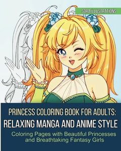 Princess Coloring Book for Adults 