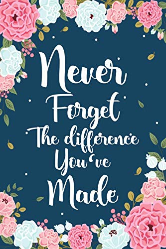 Never Forget The Difference You've Made cover