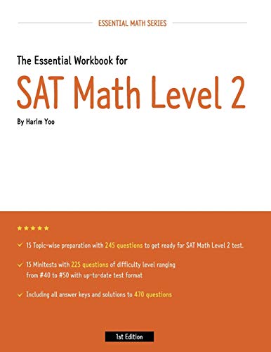 The Essential Workbook for SAT Math Level 2 cover