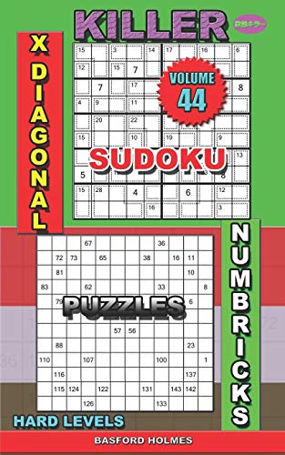 Killer sudoku X diagonal. Numbricks puzzles cover