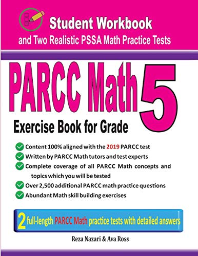 Parcc Math Exercise Book for Grade 5 cover