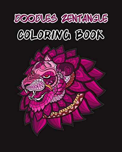 Doodles Zentangle Coloring Book cover