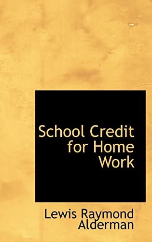 School Credit for Home Work