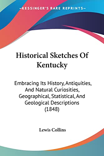Historical Sketches Of Kentucky cover