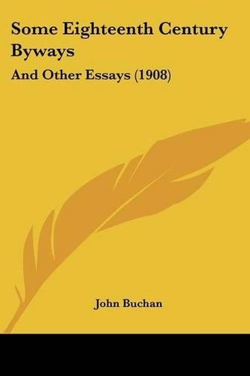Some Eighteenth Century Byways