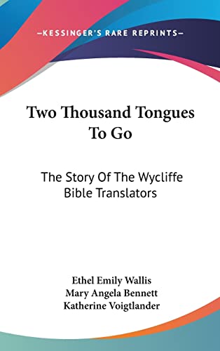 Two Thousand Tongues To Go