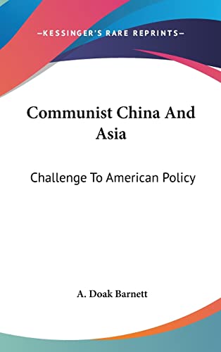 Communist China And Asia cover