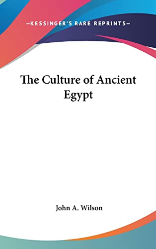 The Culture of Ancient Egypt cover