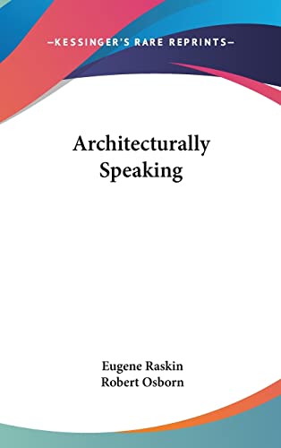 Architecturally Speaking cover