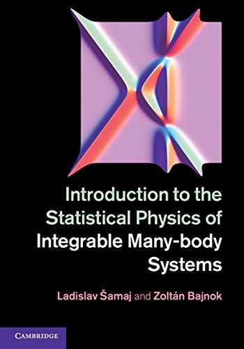 Introduction to the Statistical Physics of Integrable Many-body System