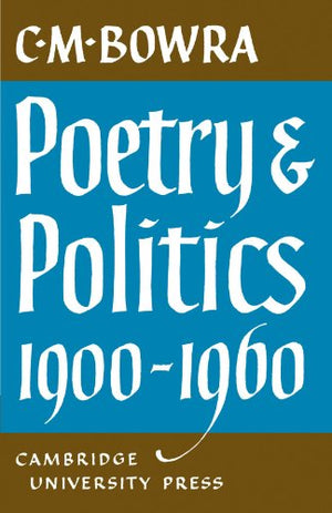 Poetry and Politics 1900-1960