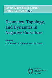 Geometry, Topology, and Dynamics in Negative Curvature 