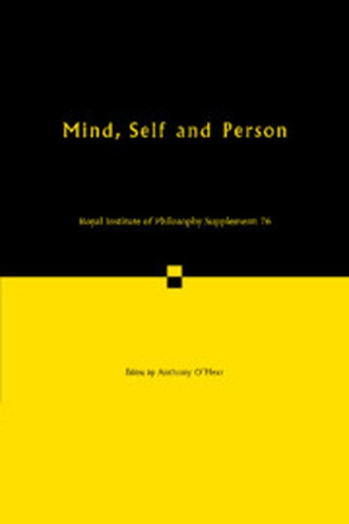 Mind, Self and Person