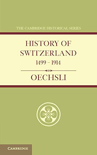 History of Switzerland 1499-1914