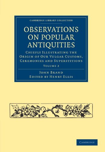 Observations on Popular Antiquities