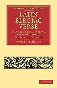 Latin Elegiac Verse 