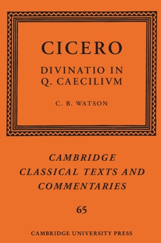 Cicero: Divinatio in Q. Caecilium