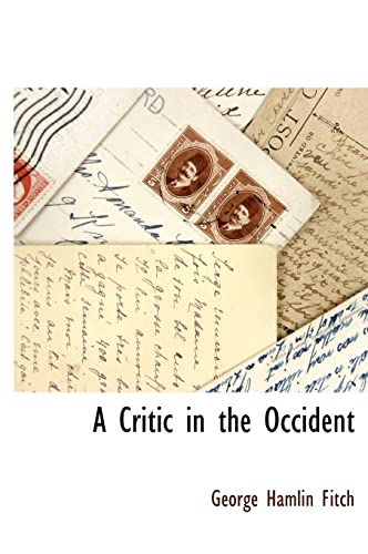 A Critic in the Occident cover