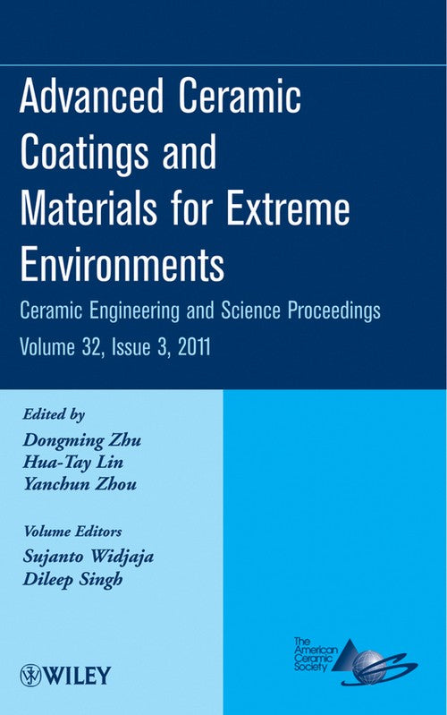 Advanced Ceramic Coatings and Materials for Extreme Environments, Volu cover art