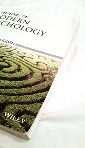 A History of Modern Psychology