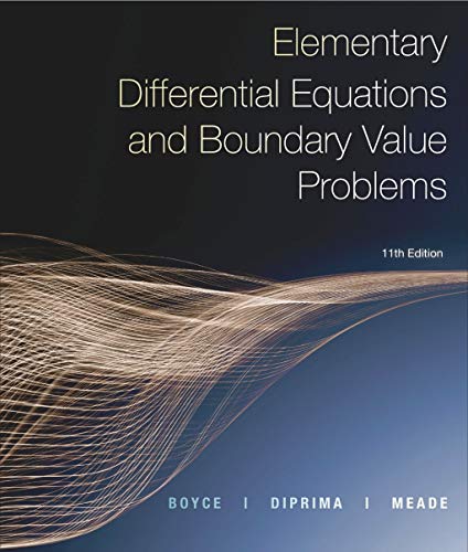 Elementary Differential Equations and Boundary Val