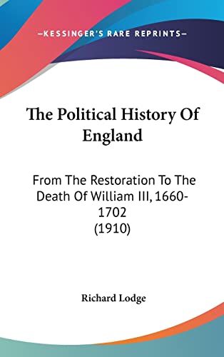 The Political History Of England cover