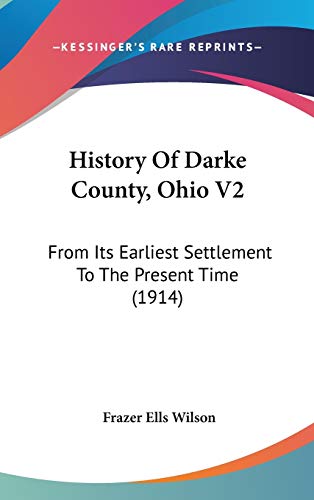 History Of Darke County, Ohio V2 cover