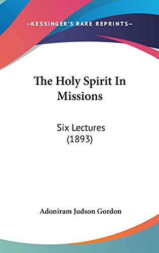 The Holy Spirit In Missions cover