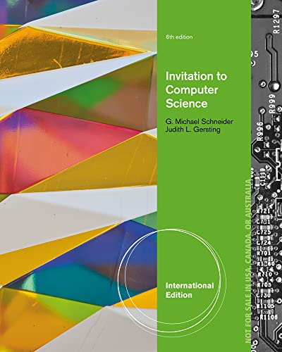 Invitation to Computer Science, International Edition