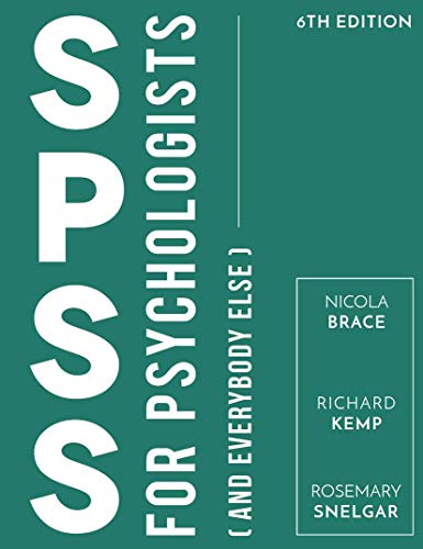 SPSS for Psychologists