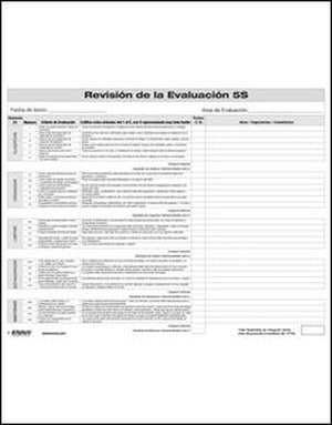 5S Evaluation Review Form (Spanish)